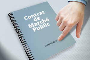 Modifier un contrat de marché public